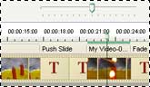 The Exsate VideoExpress timeline